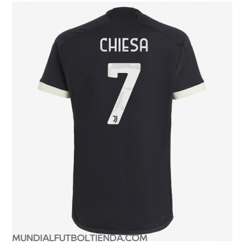 Camiseta Juventus Federico Chiesa #7 Tercera Equipación Replica 2023-24 mangas cortas